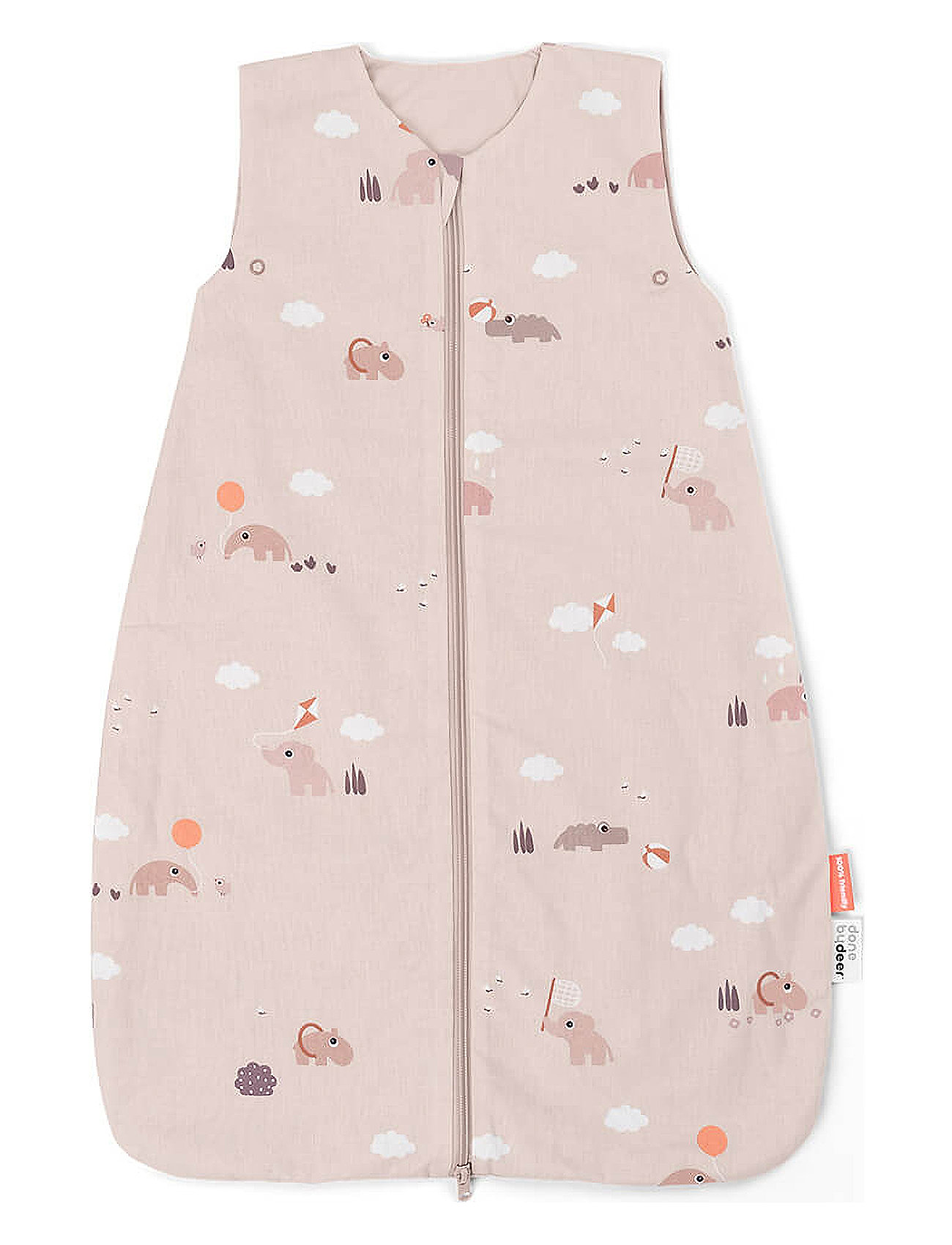 Done by Deer Sleepy Bag Tog 1.0 Playground Powder 70 cm, 70X 44.5 cm, Pink, Babysøvn > Soveposer Til Babyer, Børn