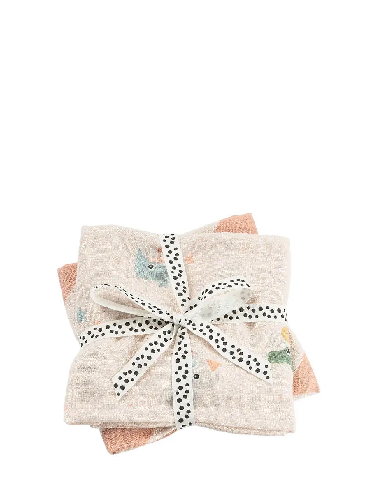 Done by Deer Burp Cloth 2-Pack Celebration Powder, 65X 65 cm, Pink, Musliner > Muslingeklude, Børn