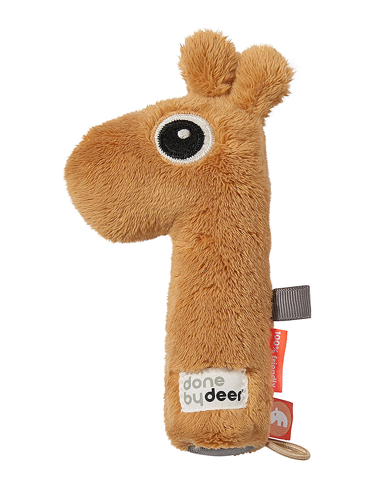 Squeaker Rattle Raffi Brown D By Deer