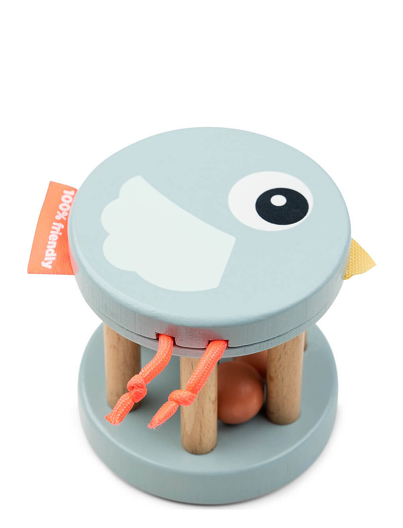 Wooden Rattle Birdee Blue Toys Baby Toys Educational Toys Activity Toys Multi/patterned D By Deer