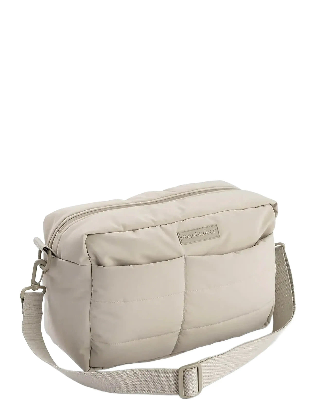 Done by Deer Quilted Stroller Bag Sand, One Size, Beige, Pleje Og Hygiejne > Pusletasker, Børn