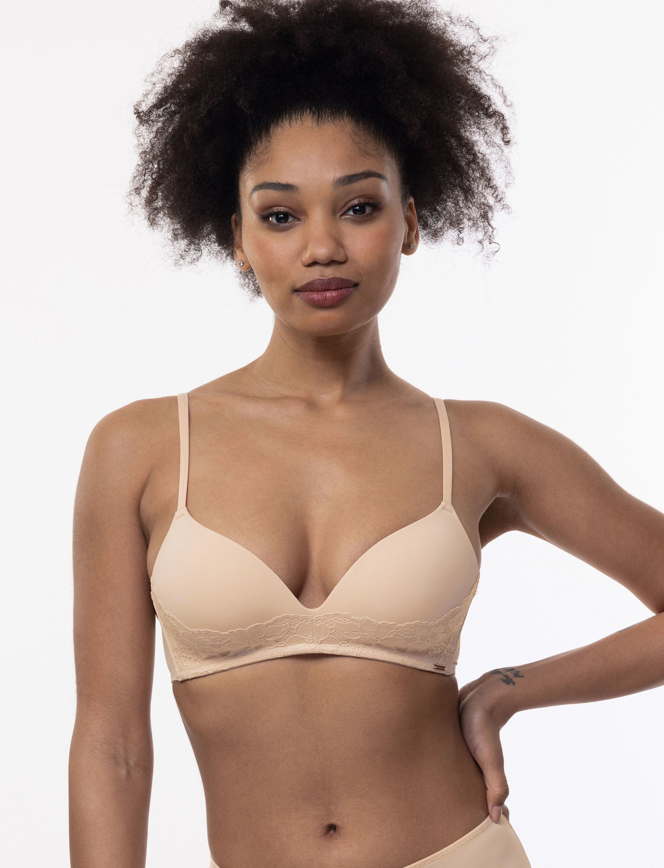 Kvinnor Underkläder  H&M Seamless Super Push Up-Bh Vit