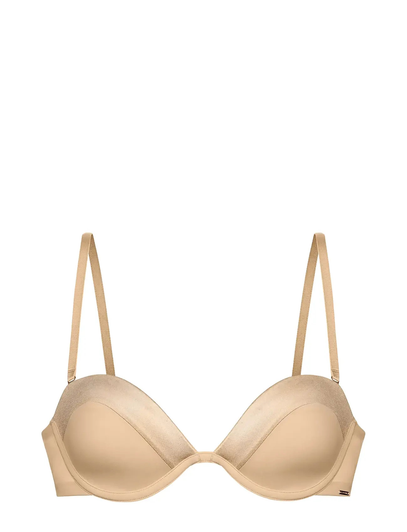 Essensual Bandeau Lingerie Bras & Tops Wired Bras Beige Dorina