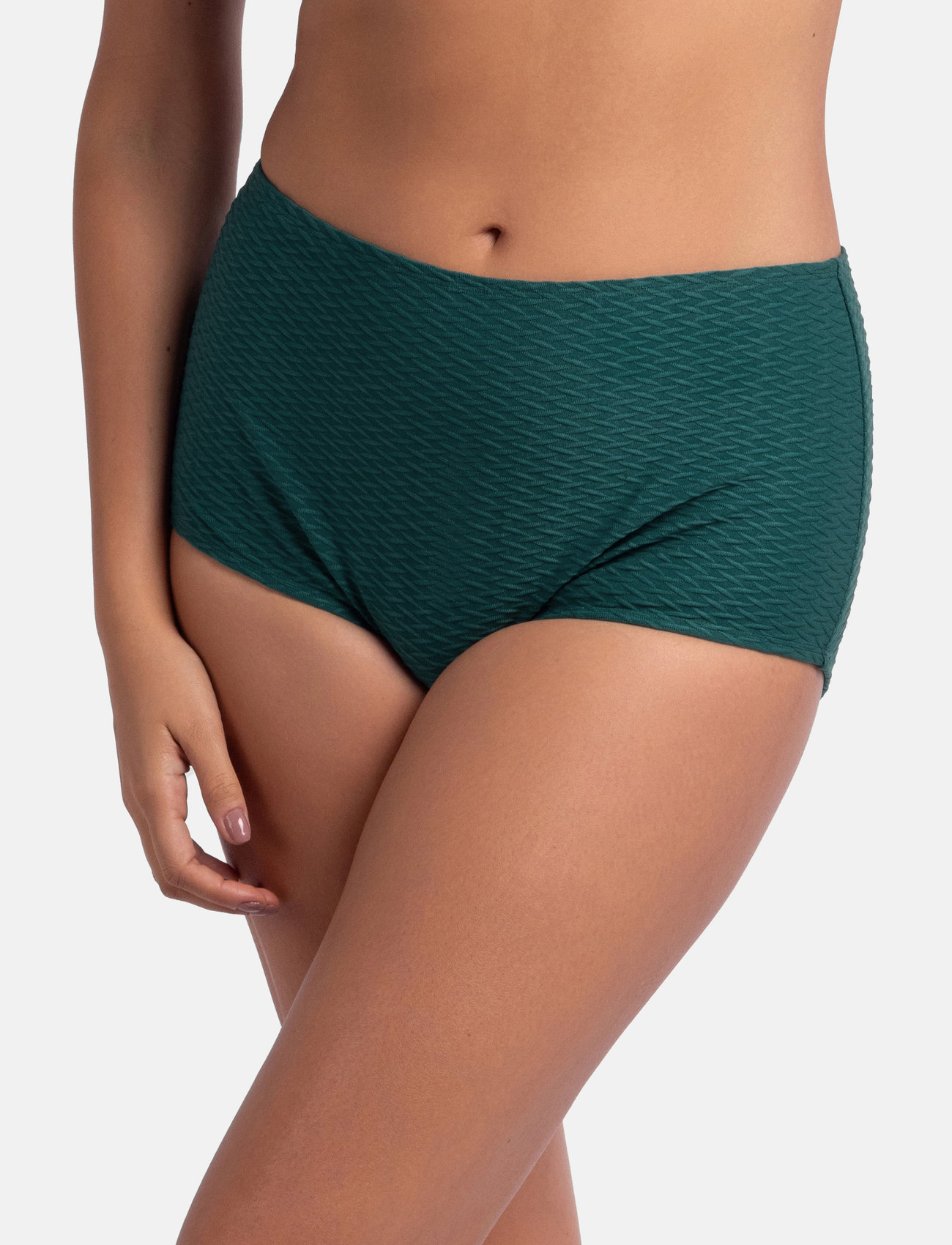 Dorina Bati Shaping Midi, 3XL, Green, Bikiniunderdele > Bikinitrusser, Dame