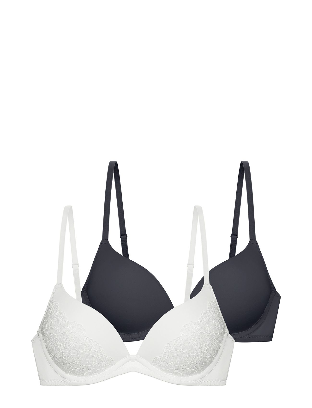 Yahara-2Pp Plunge Lingerie Bras & Tops Plunge Bras White Dorina