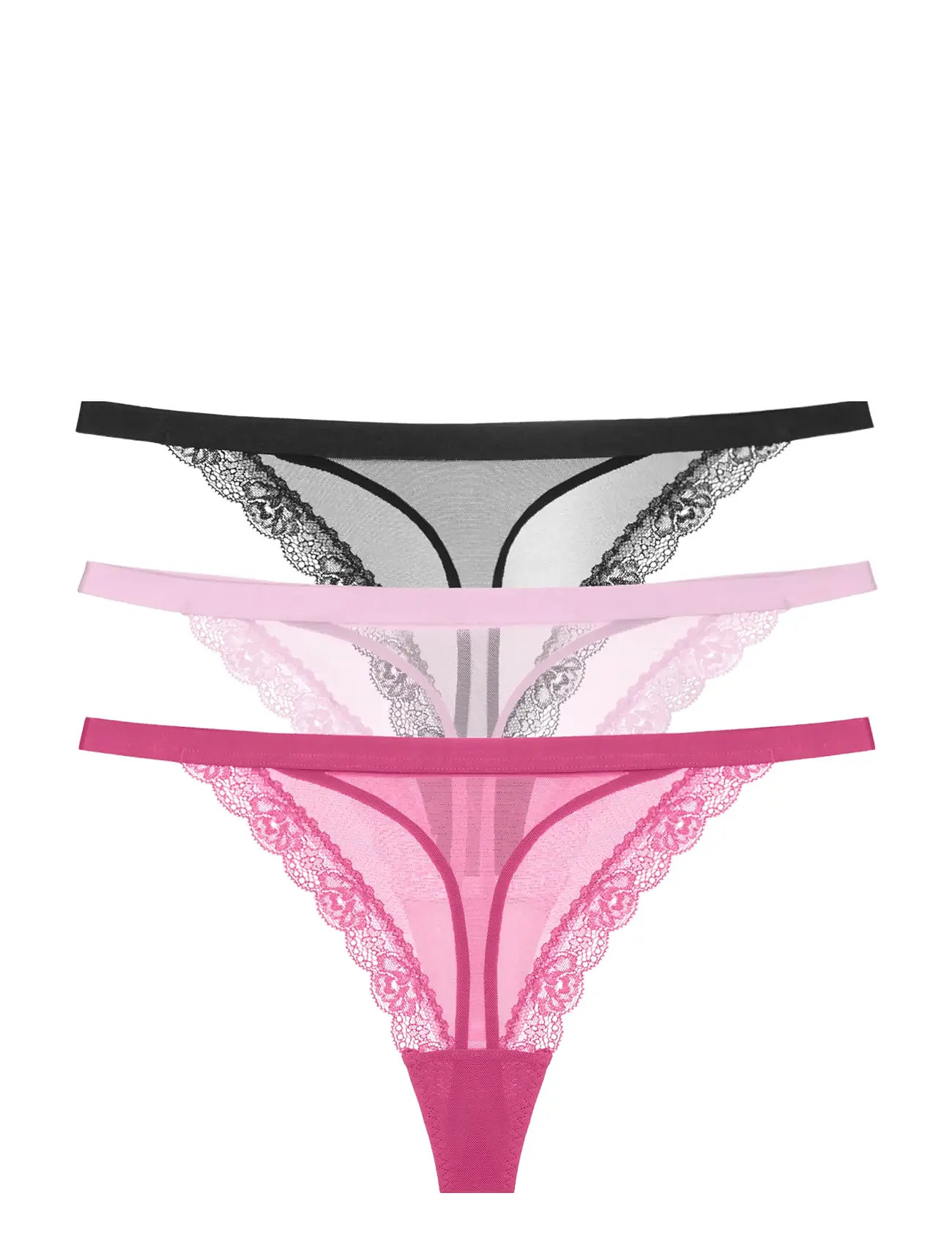 DORINA Misha-3Pp String Pink - XXL - Damen