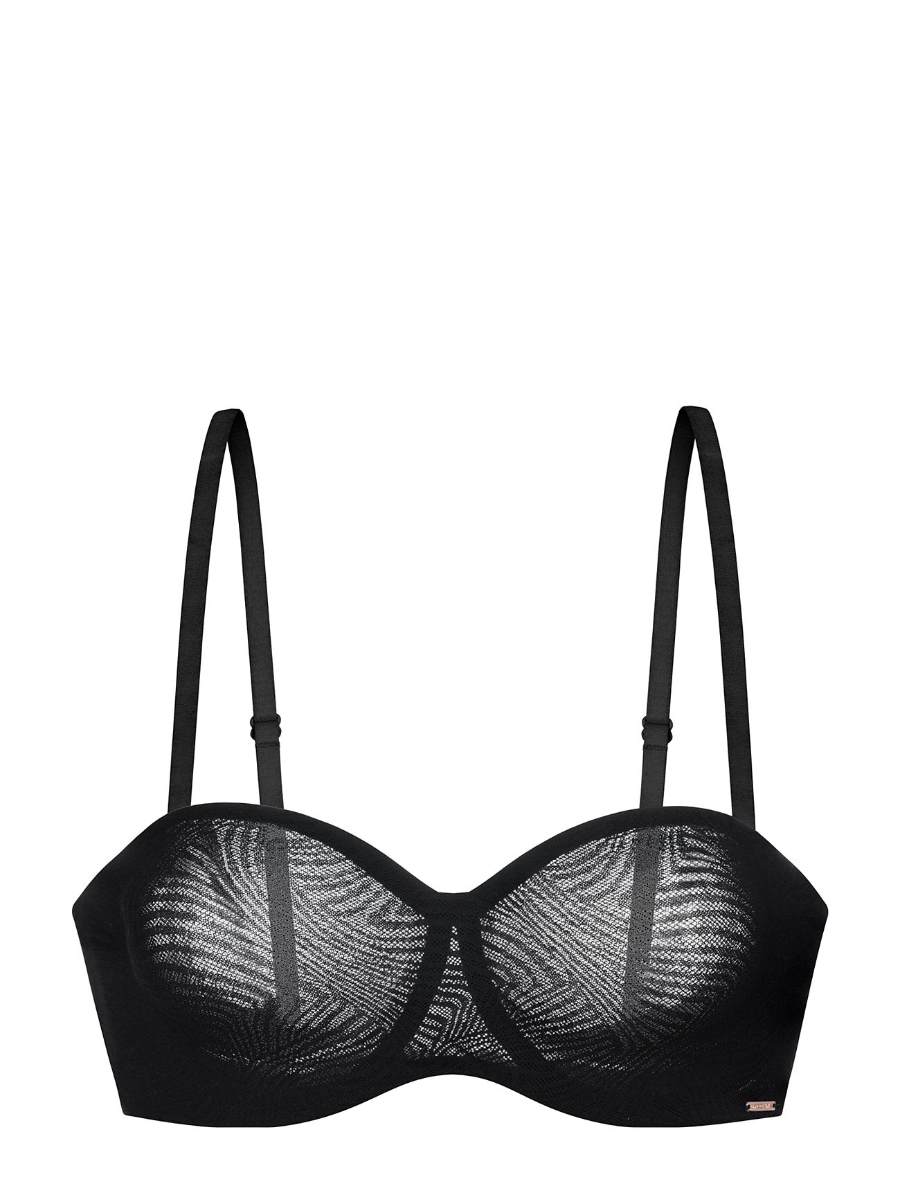 Marble Wired Bra Black Dorina