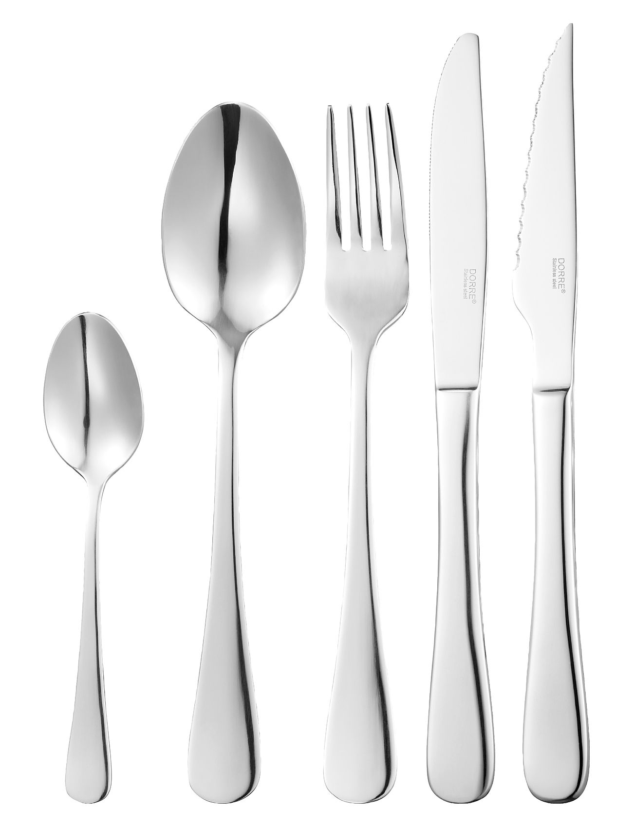 Cutlery Set Classic Set Of 30 Home Tableware Cutlery Cutlery Set Silver Dorre