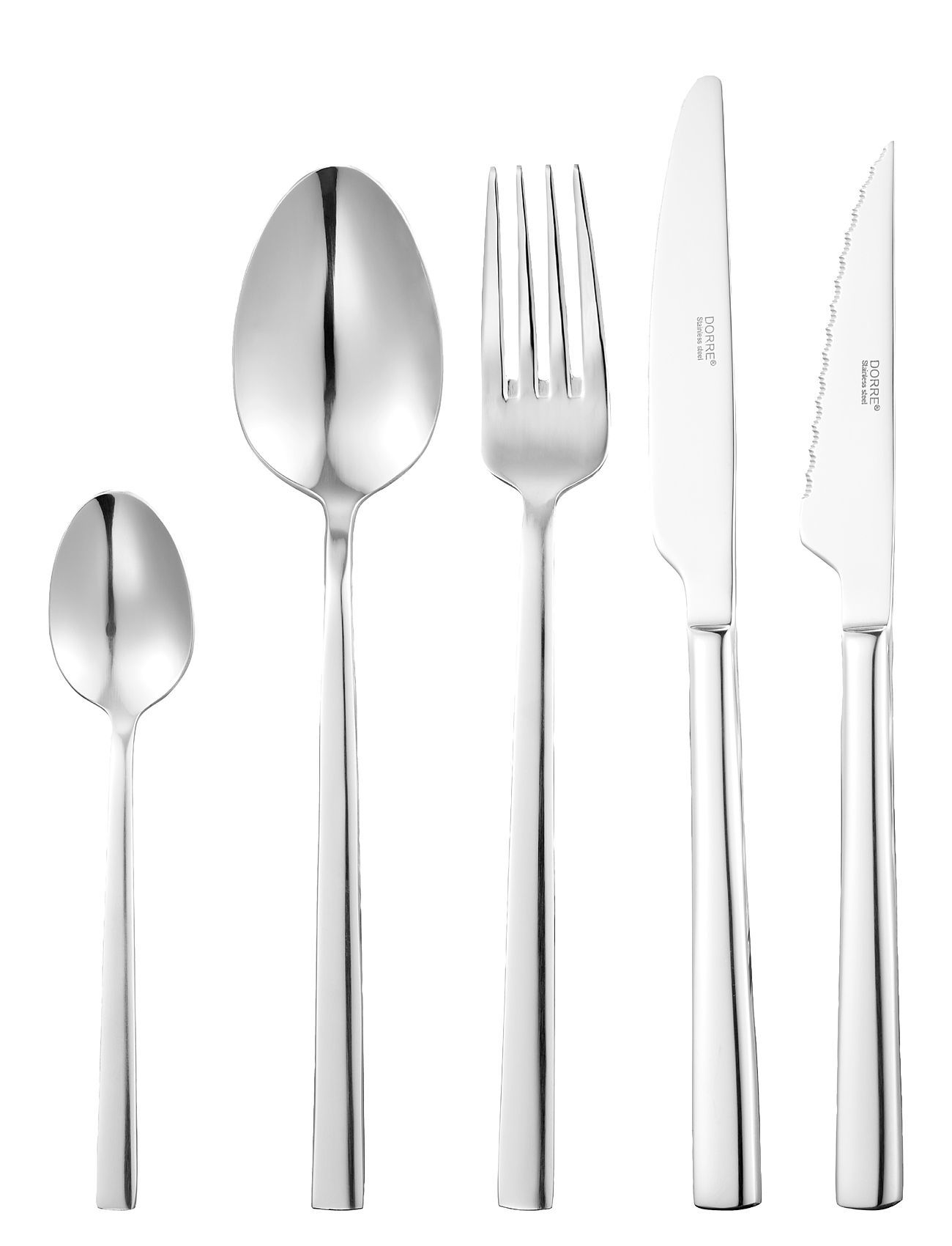 Cutlery Set Victoria Set Of 30 Home Tableware Cutlery Cutlery Set Silver Dorre