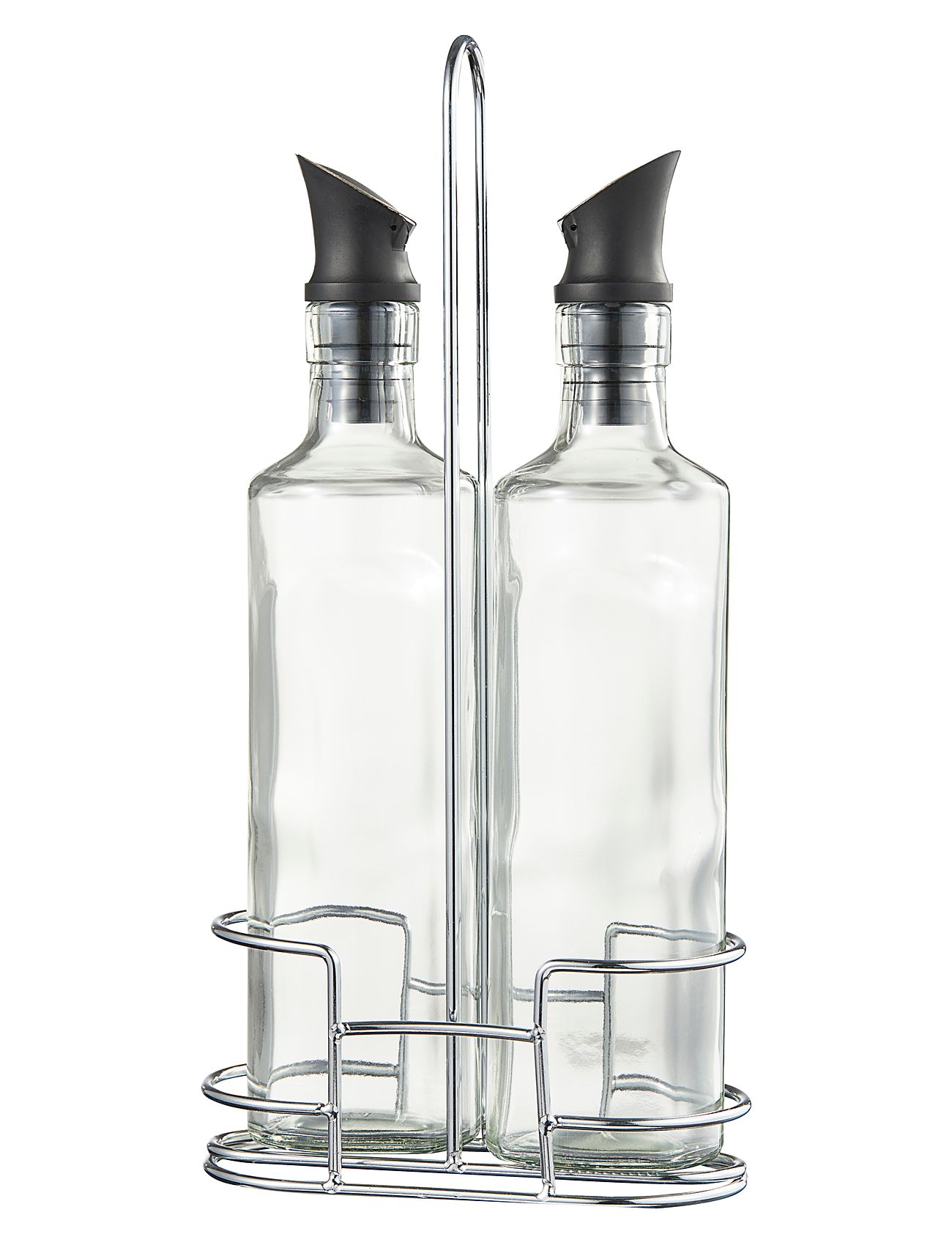 Dorre Oil & Vinegar Dispenser Set Olive Silver