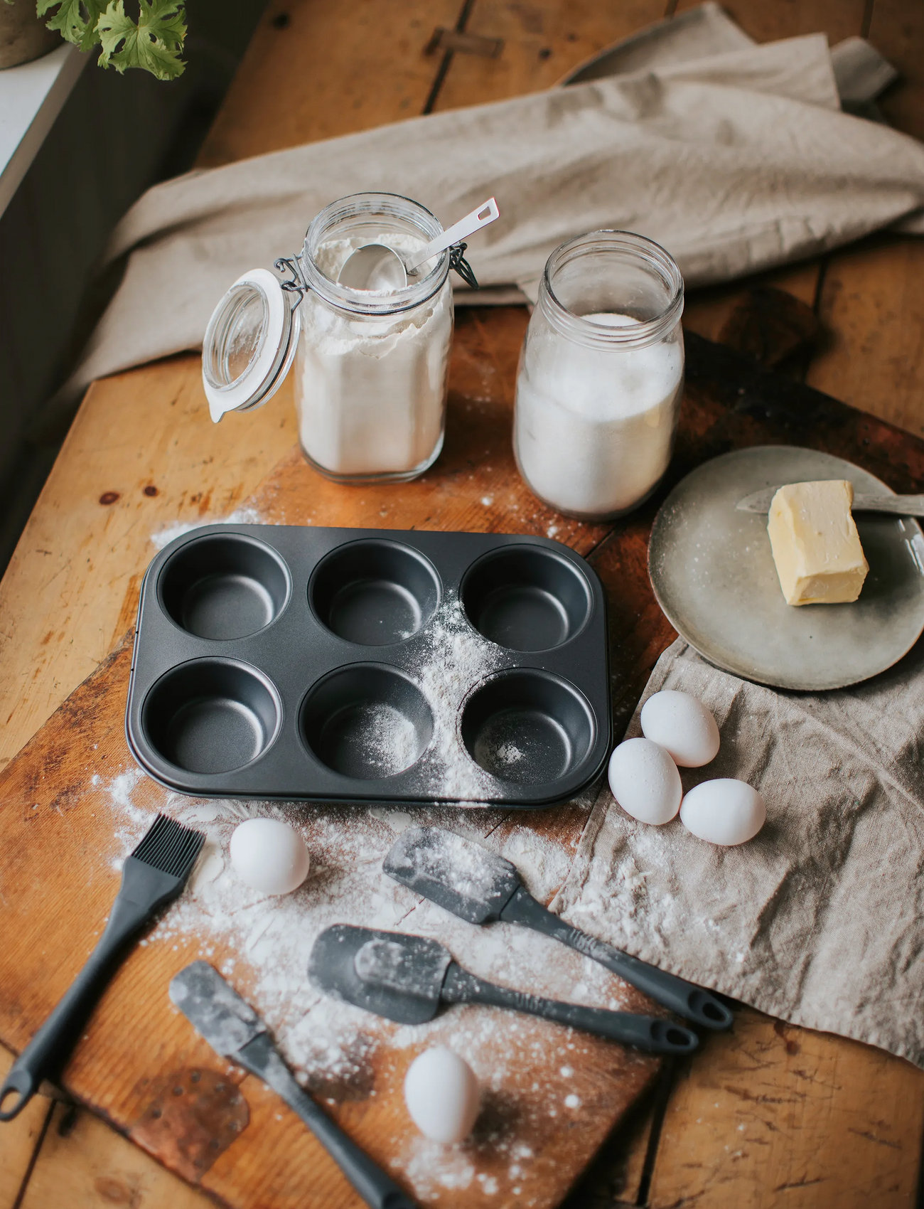 Dorre Karabo 6 Muffin Pan, FOR 6PCS, Silver, Bageforme > Cupcake- Og Muffinsforme, Unisex