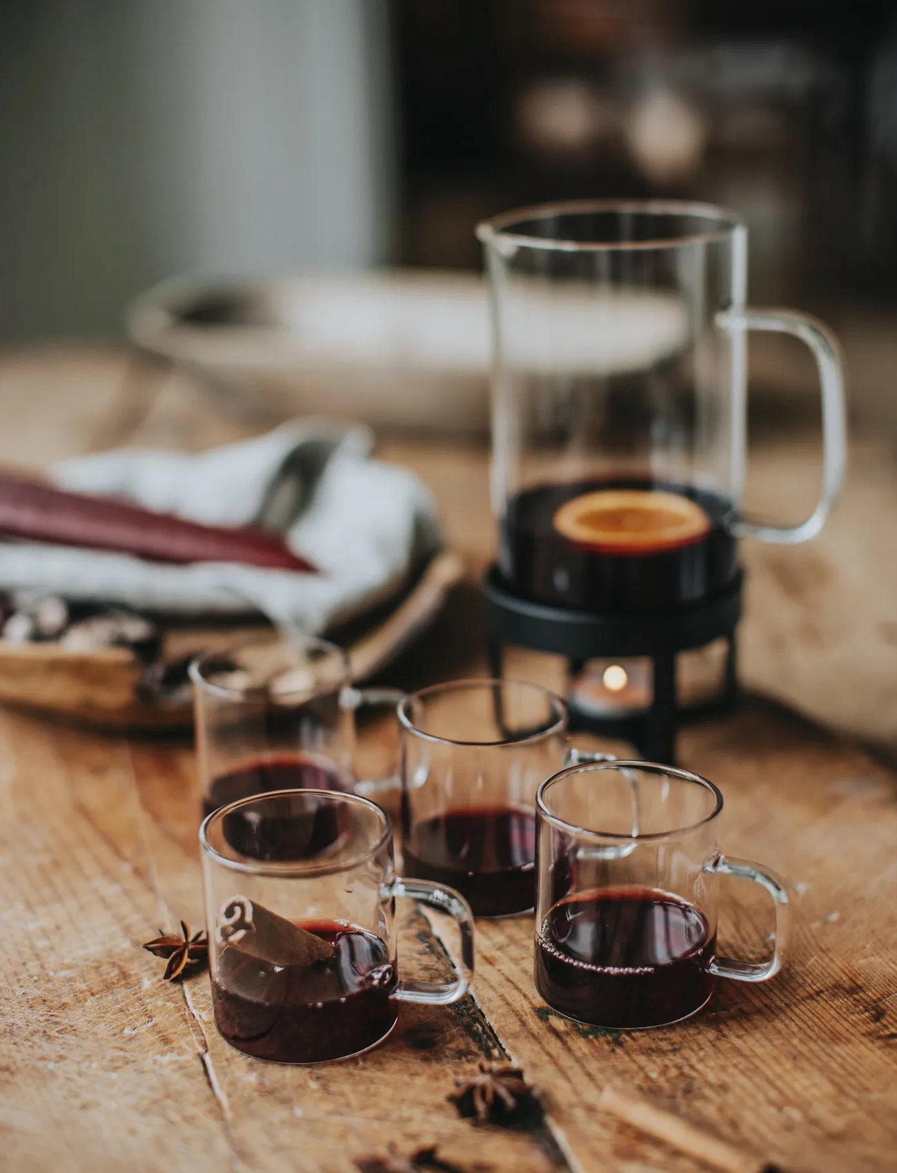 Dorre Gina Glass Mug Capacity Approx. 0.18 L 4-Pack, 18 CL, Nude, Kopper & Krus > Tekopper, Unisex