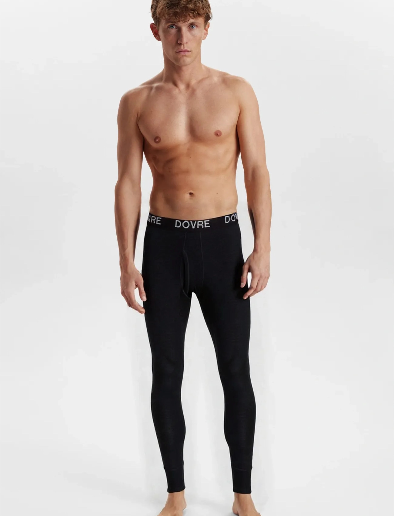 Dovre Dovre Wool Long Johns, XXL, Black, Underdele > Underdele Til Basislag, Herre