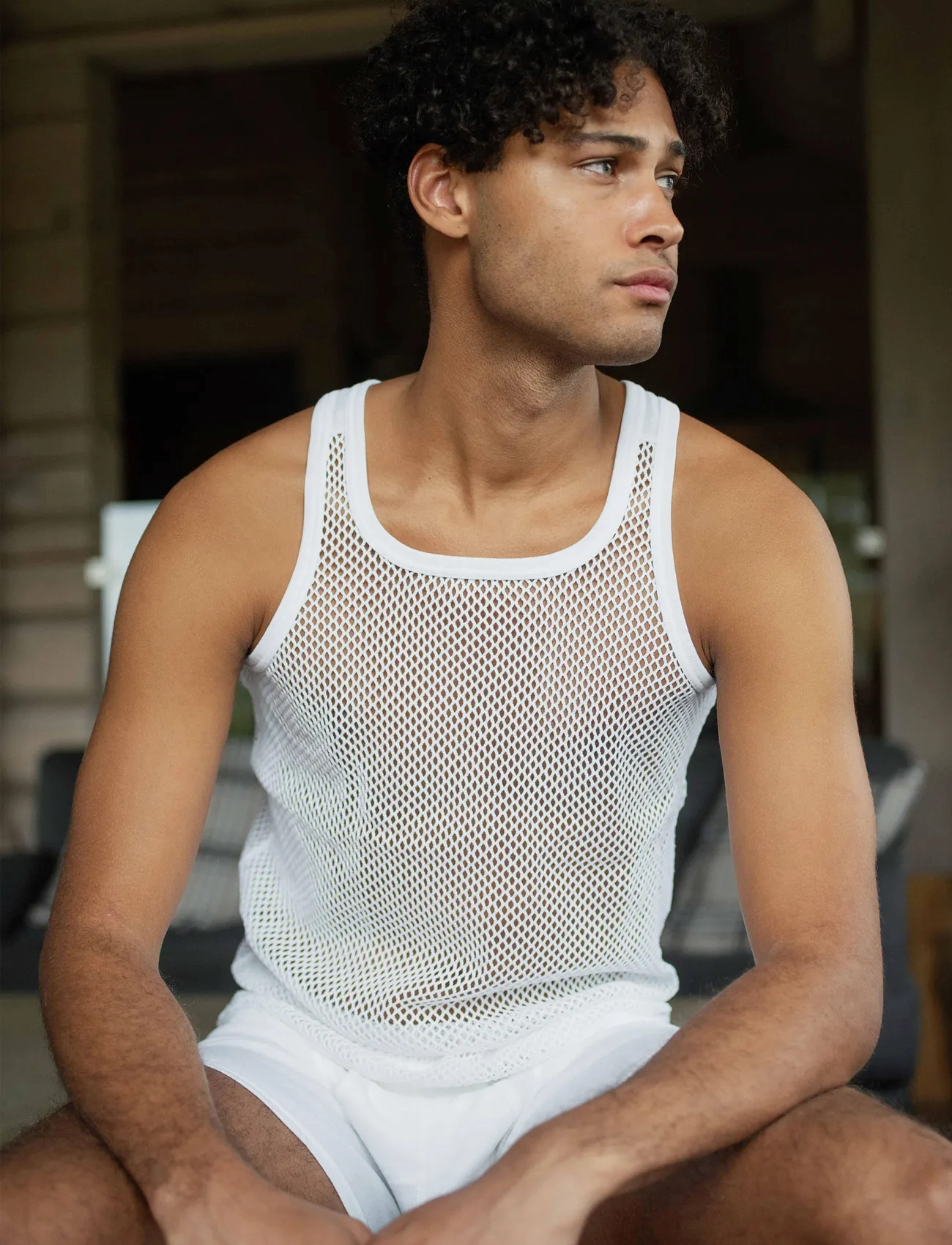 Dovre Dovre Sportstrøje Helse Økolog, M, White, Nat- Og Loungewear > Pyjamasoverdele, Herre