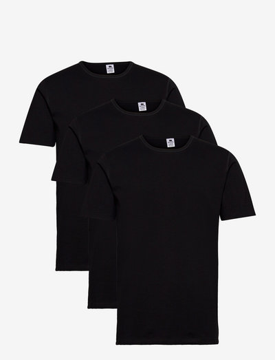 Dovre T-shirts O-neck 3-pack - basic t-shirts - svart