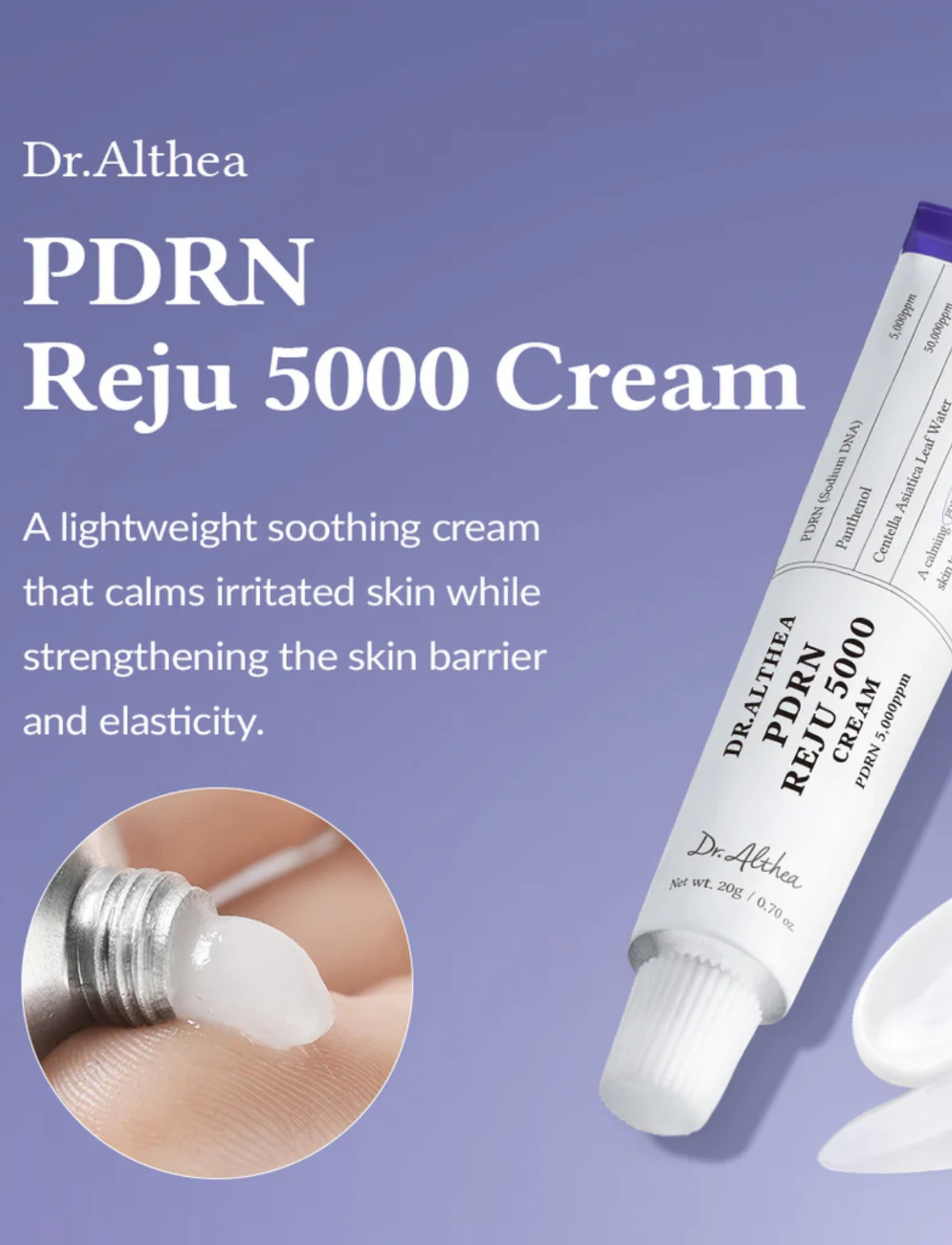 Dr. Althea Pdrn Reju 5000 Cream, 20 G, Nude, Fugtighedscreme > Natcreme, Dame