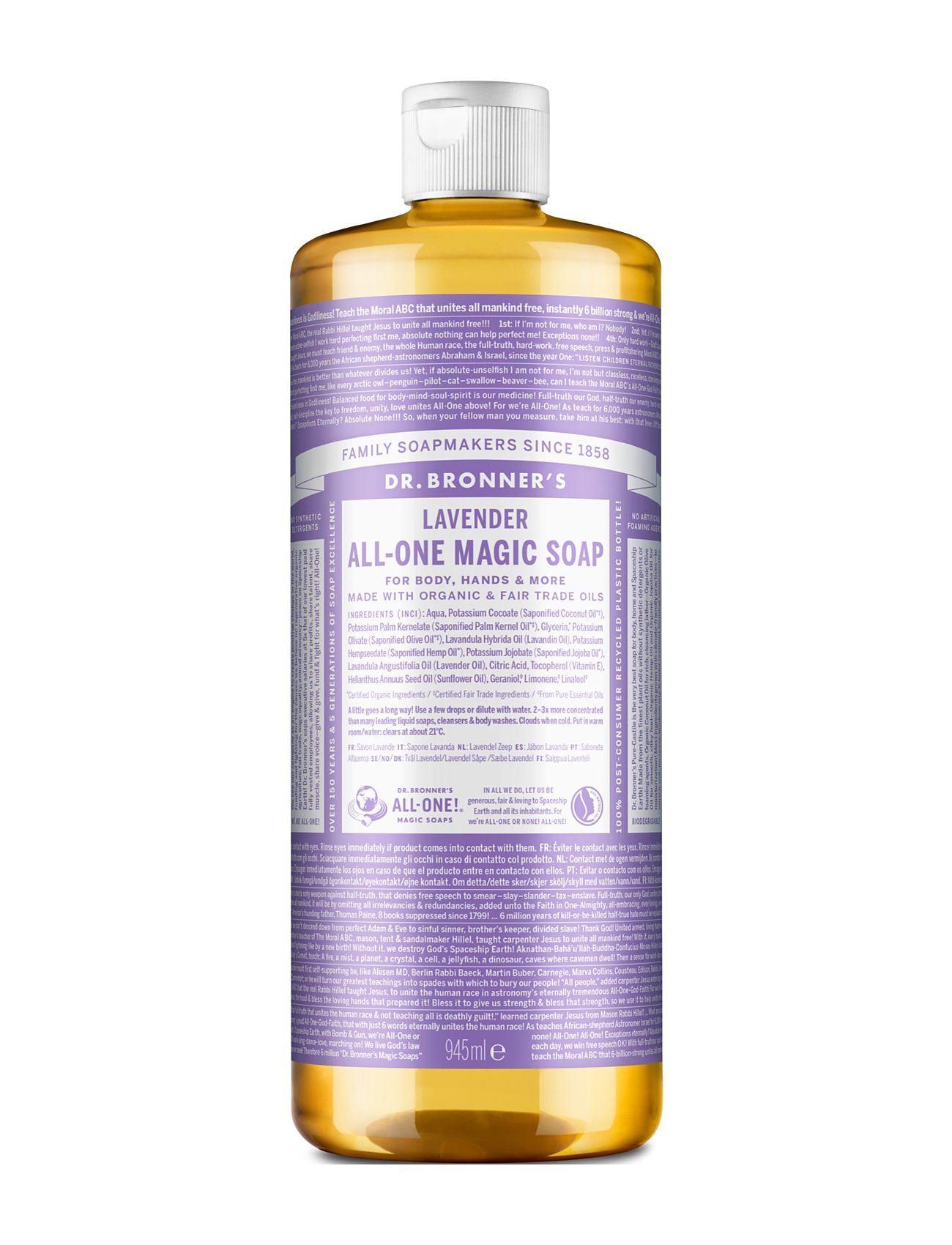 Dr. Bronner’s Pure Castile Liquid Soap Lavender Nude