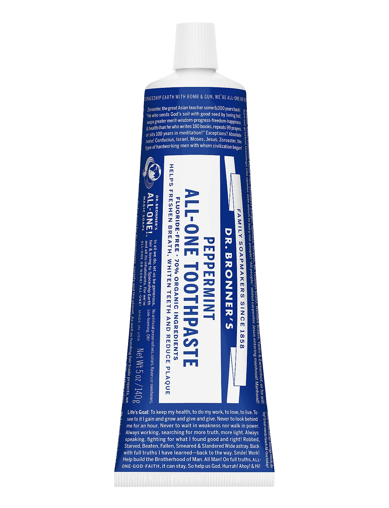 Peppermint Toothpaste Interiør Nude Dr. Bronner’s
