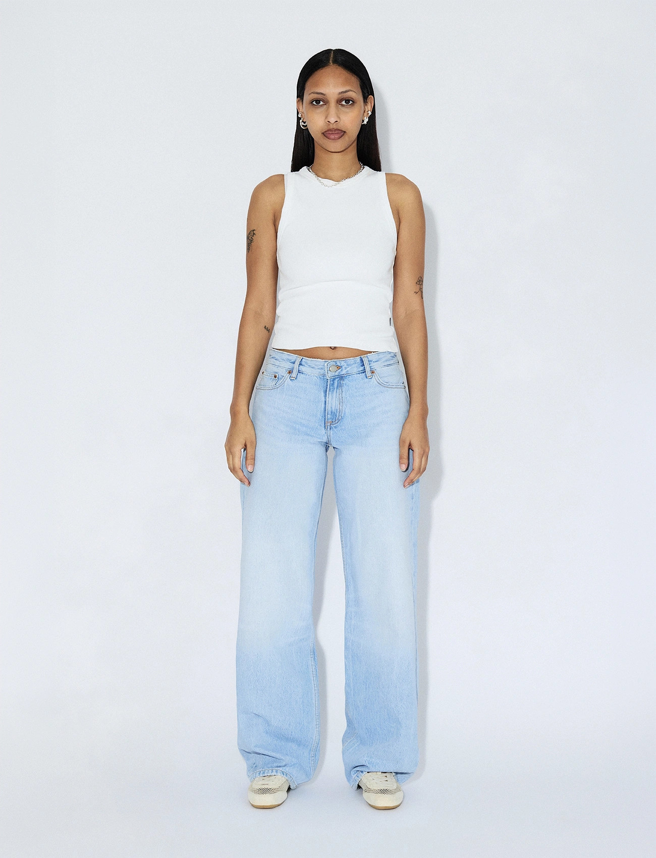 Dr Denim Hill Low Relaxed, 29 x 32, Blue, Jeans > Vidde, Dame