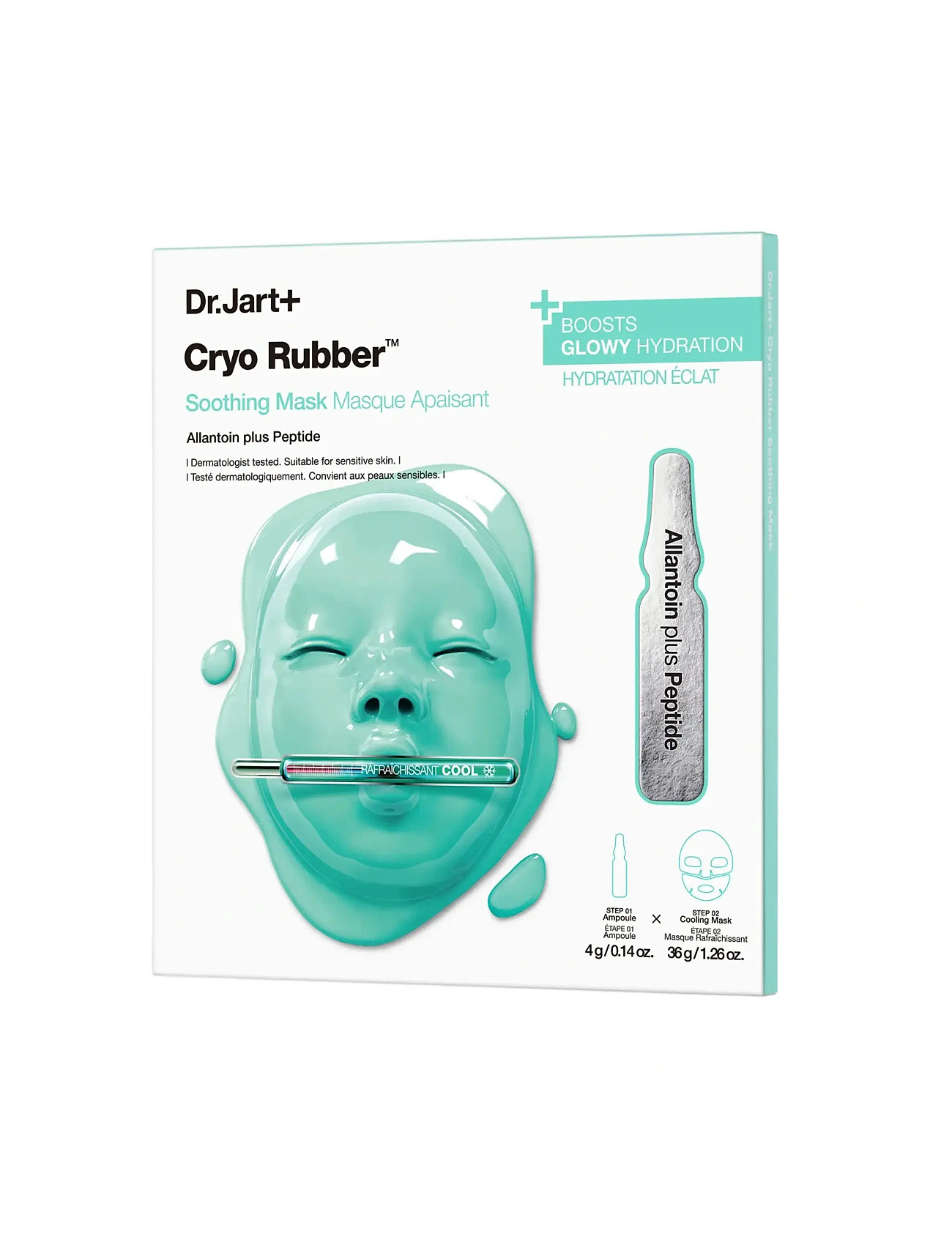 Dr.Jart+ Cryo Rubber Soothing Mask, 50 ml, Nude, Masker > Sheetmask, Dame