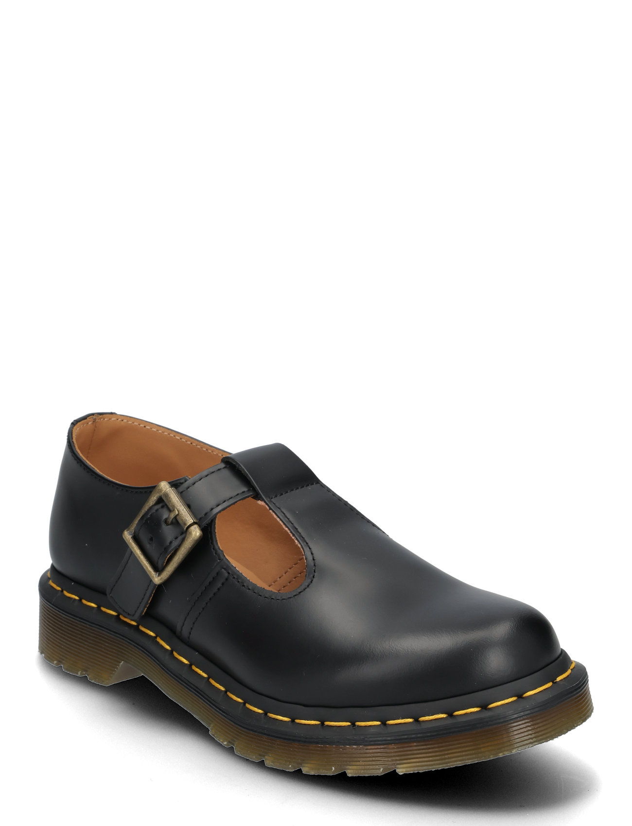 Dr. Martens Polley Black Smooth, 40, Black, Sko > Ballerinaer, Dame