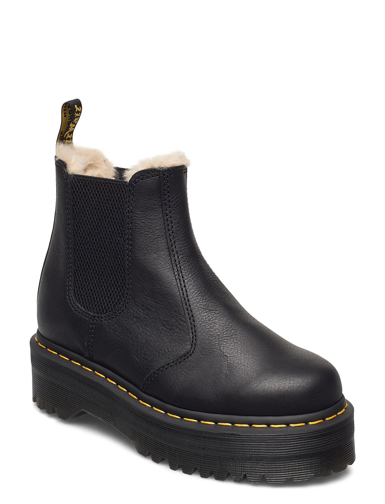 Dr.Martens 2976 QUAD（24cm） Dr. Martens Kadın V 2976 Quad Mono Chelsea Bot, Siyah Felix Masaj