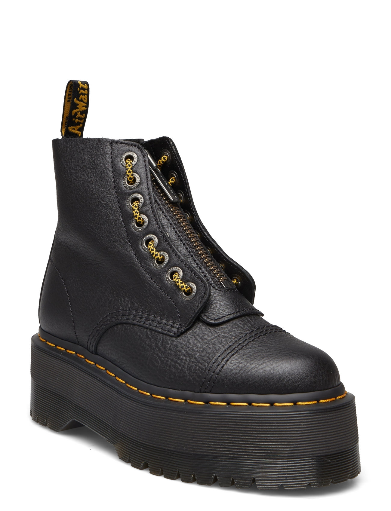 Sinclair Max Black Pisa Shoes Boots Ankle Boots Laced Boots Black Dr. Martens