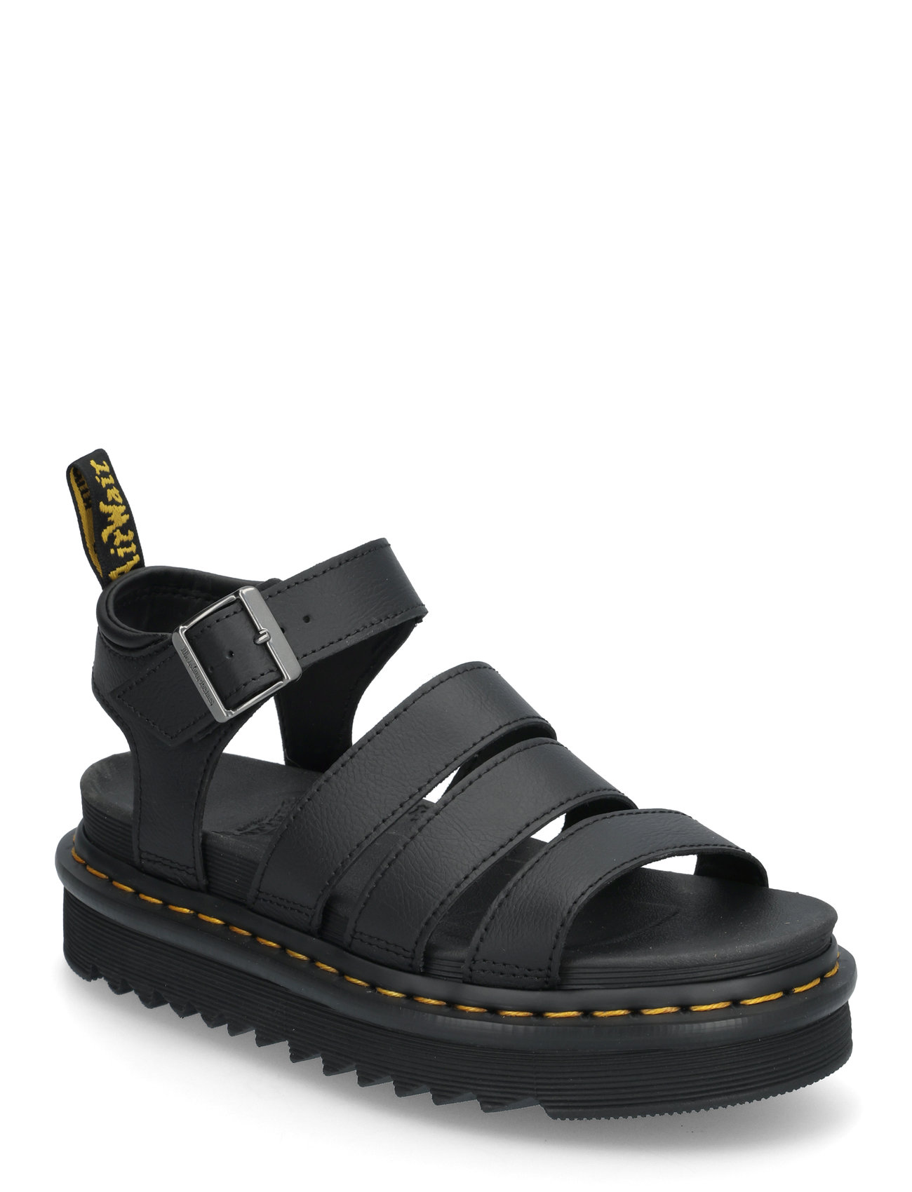 Dr. Martens Blaire Black Athena, 41, Black, Sandaler > Flade Sandals, Dame