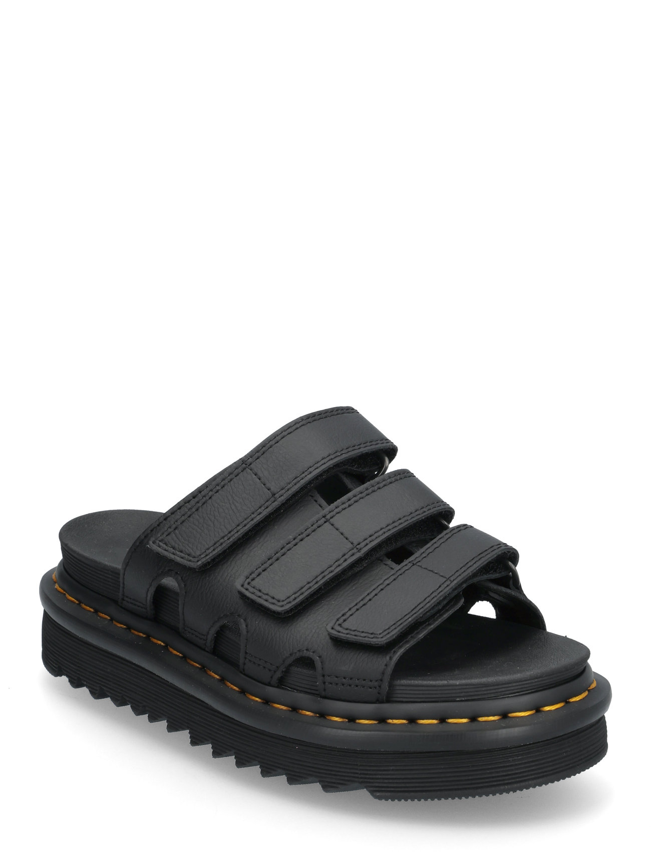 Raine Slide Black Athena Shoes Sandals Flat Sandals Black Dr. Martens