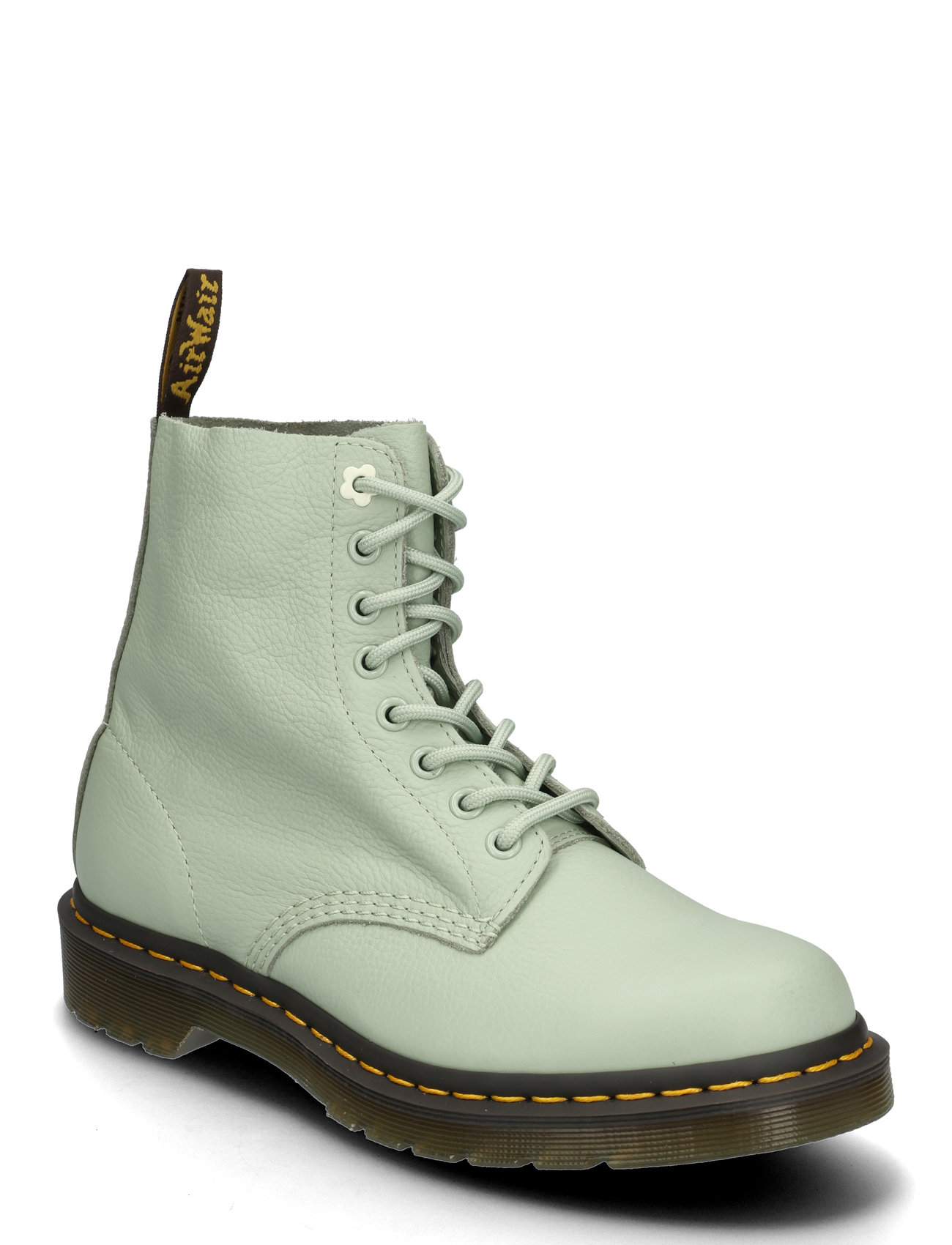 1460 Pascal Sage Green Virginia Shoes Boots Ankle Boots Laced Boots Green Dr. Martens