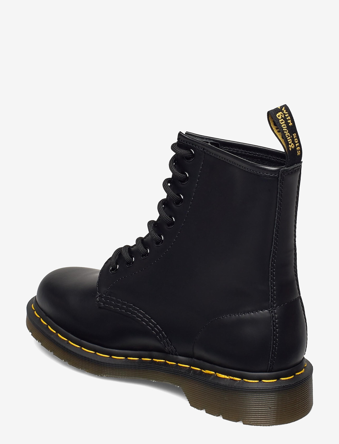 Dr. Martens - 1498 Black Smooth - laced boots - black - 2