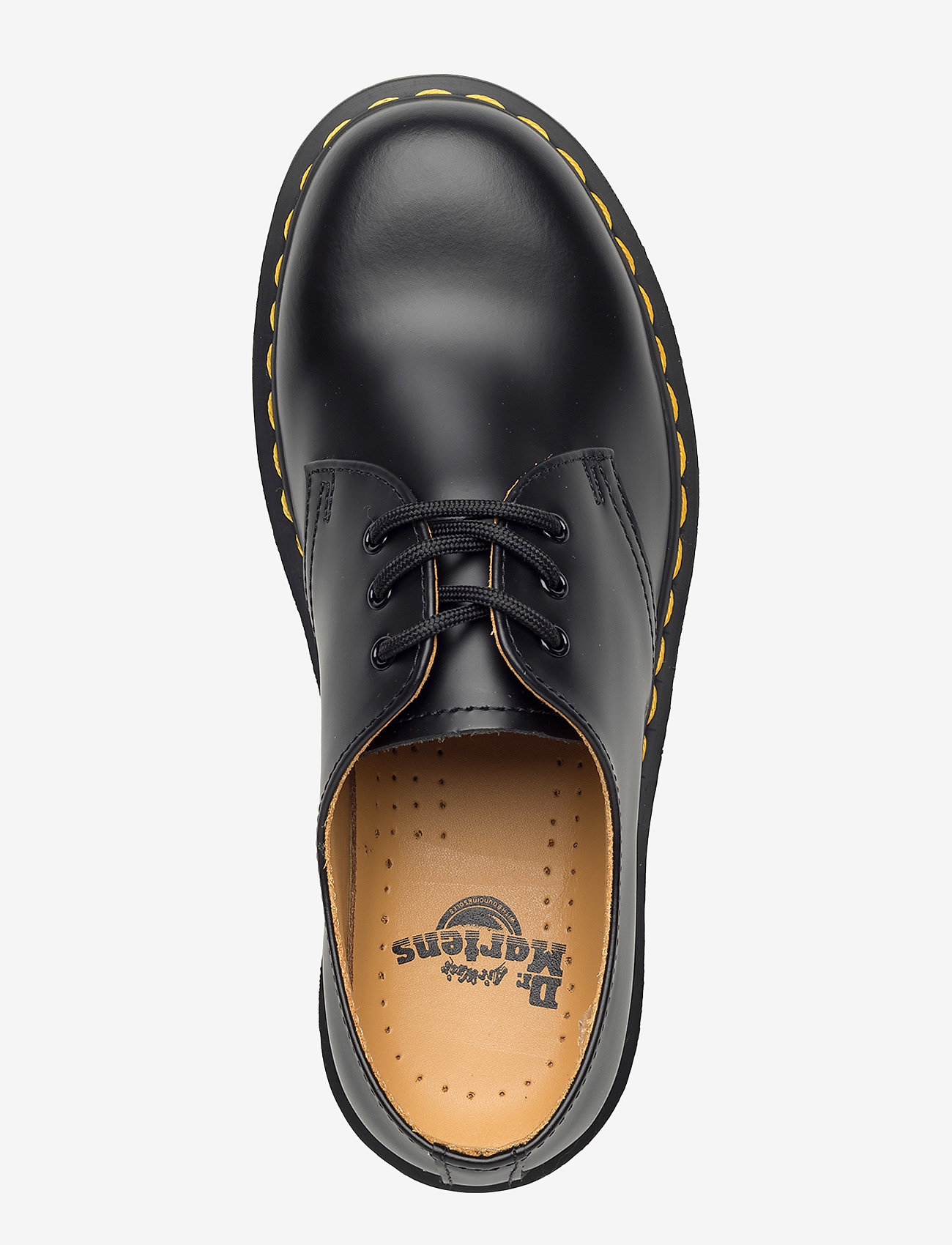 Dr. Martens - 1461 Black Smooth - laced shoes - black - 3