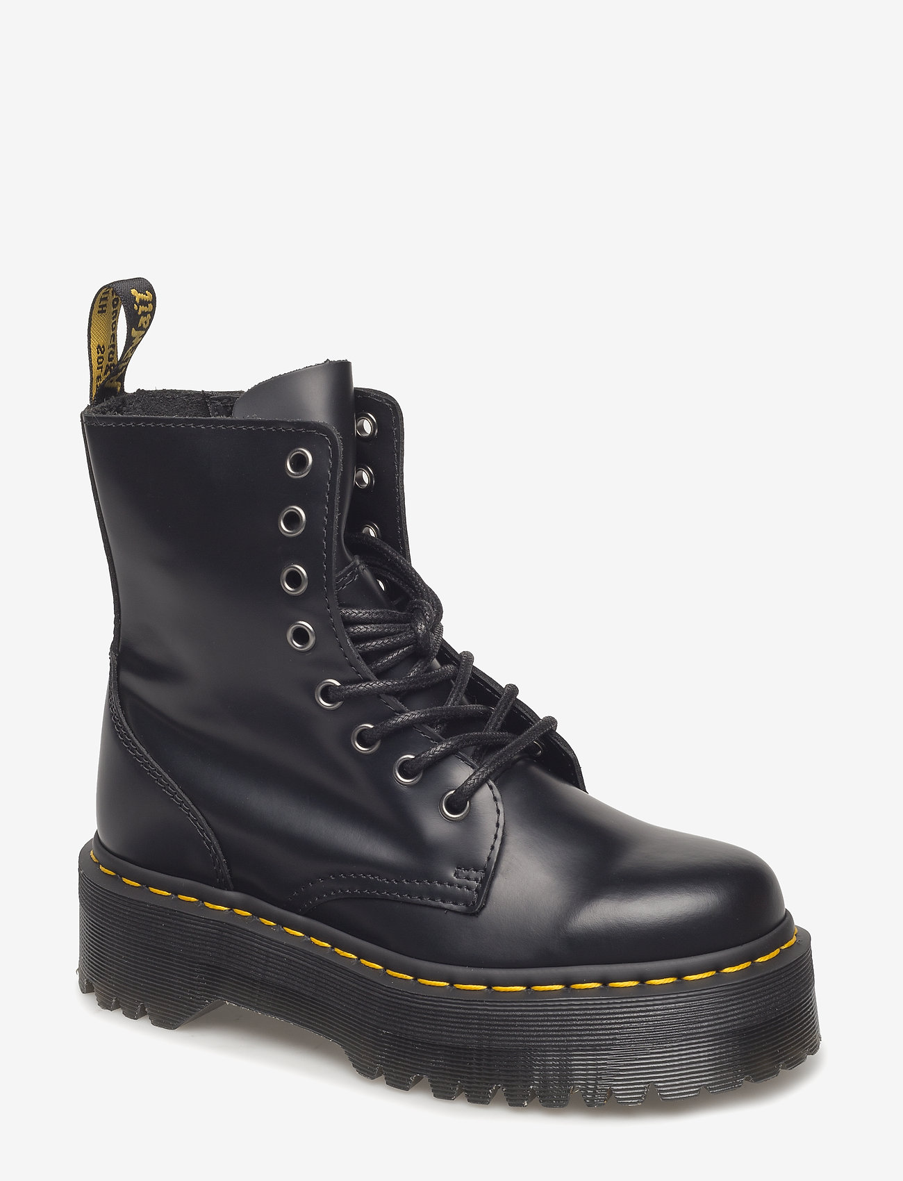 Dr. Martens - Jadon Black Polished Smooth - laced boots - black - 0