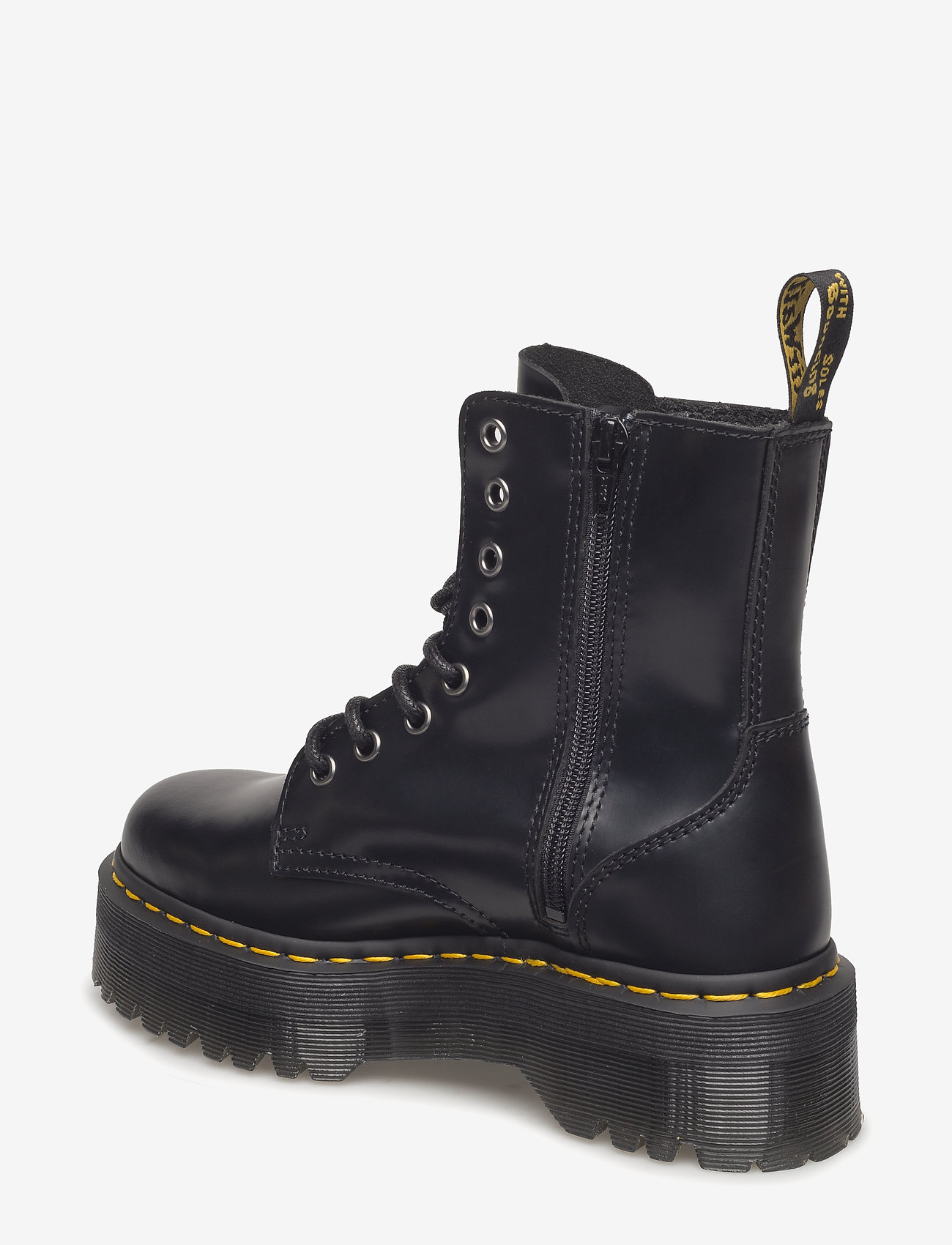 Dr. Martens - Jadon Black Polished Smooth - laced boots - black - 2