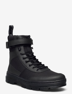 Combs Tech Black Element+Poly Rip Stop - laced boots - black