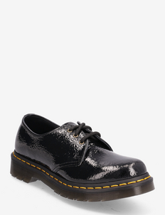 1461 Black Distressed Patent - Šņorējamas kurpes - black