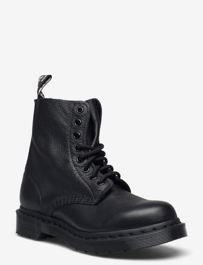 1460 Pascal Mono Black Virginia - laced boots - black