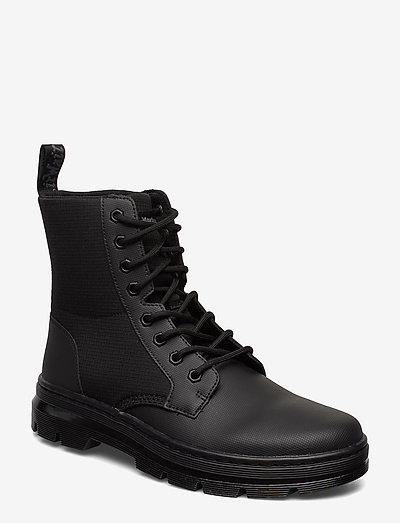 COMBS - laced boots - black