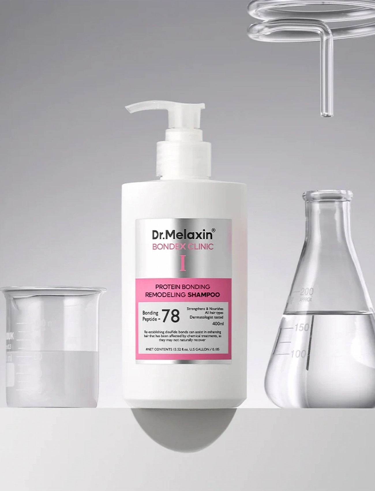 Dr. Melaxin Bondex Protein Bonding Remodeling Shampoo, 400 ml, White, Pleje > Shampoo, Dame