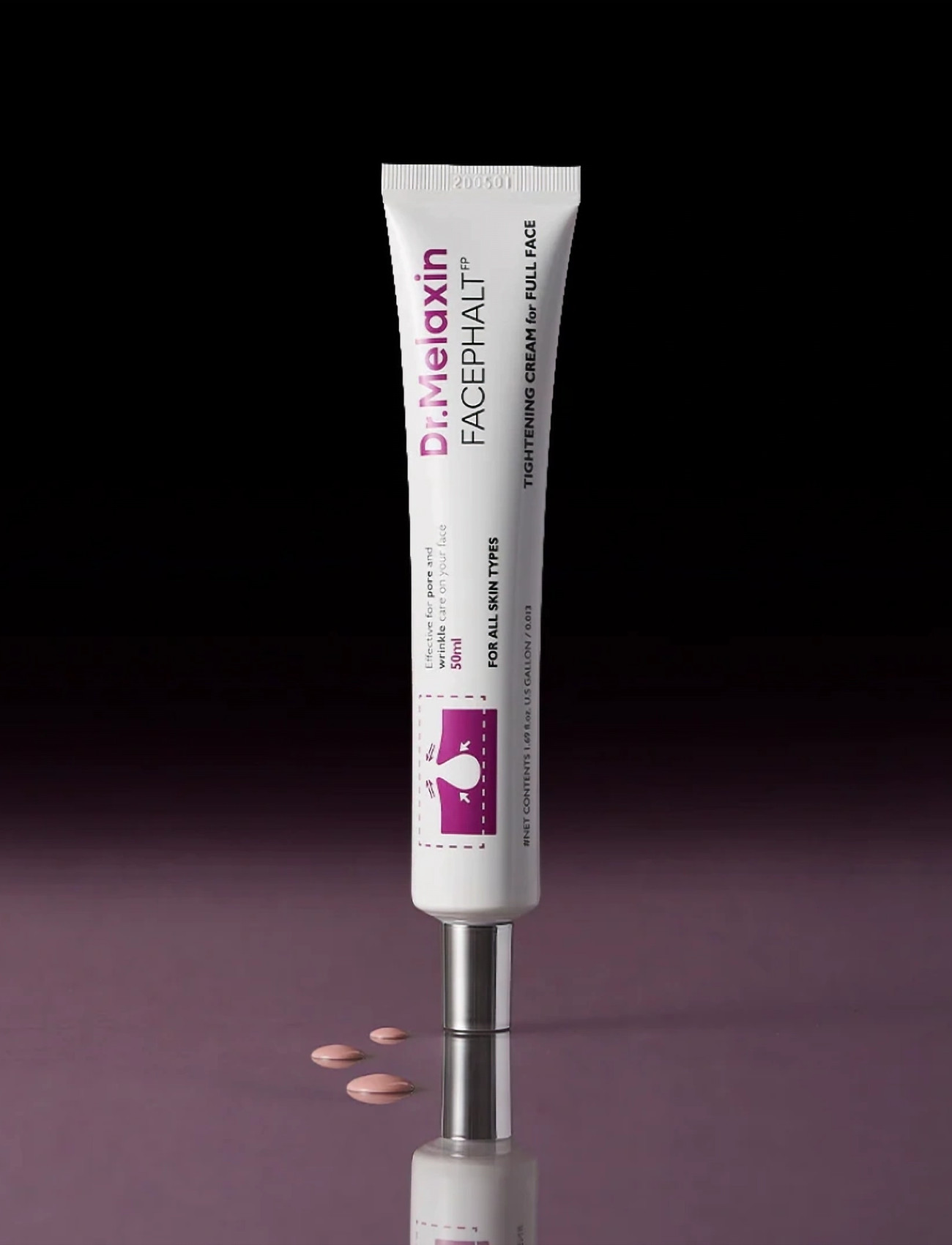 Dr. Melaxin Facephalt Tightening Cream (50 ml), 50 ml, Nude, Fugtighedscreme > Dagcreme, Dame