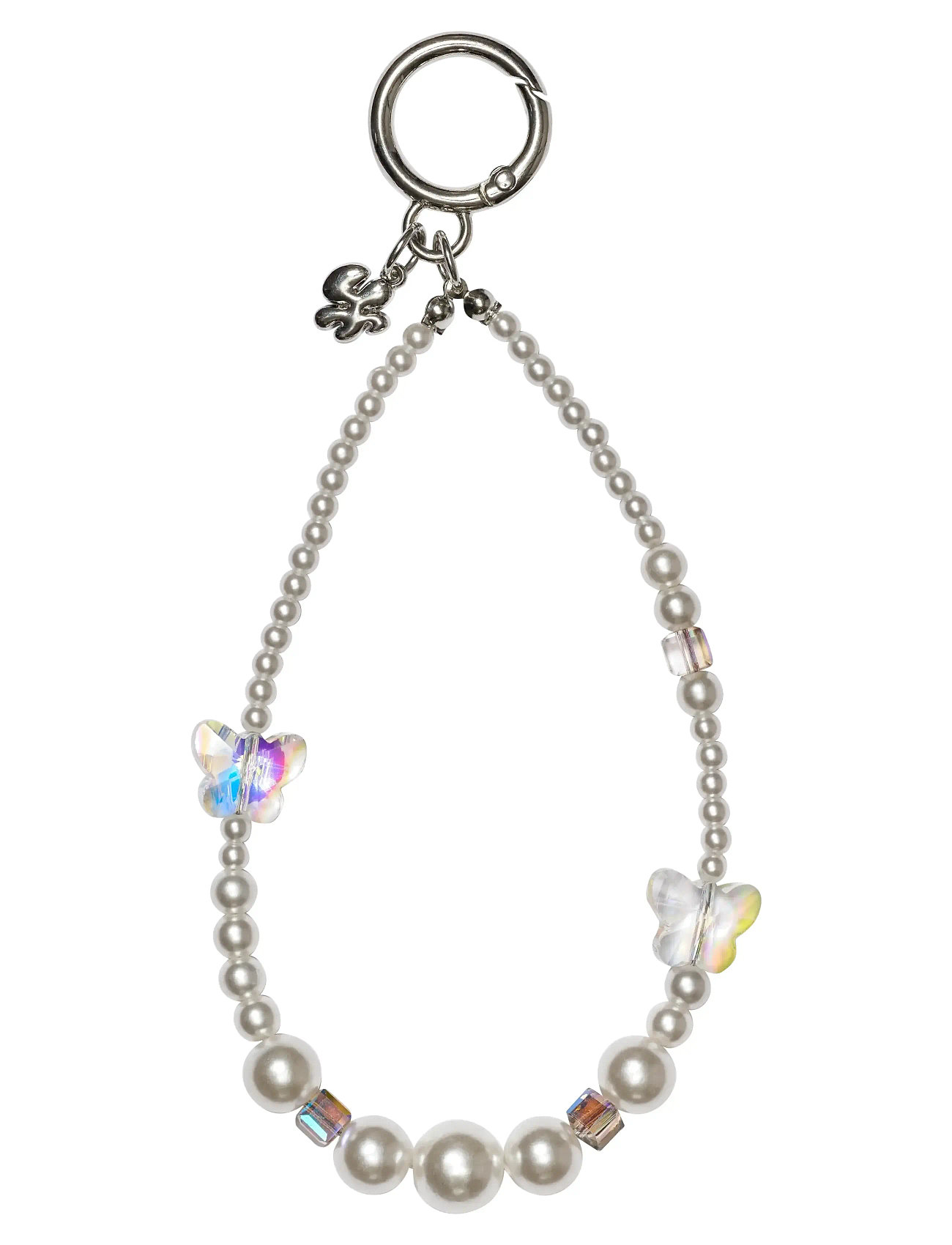 DRM-LND Bracelet White Butterfly, One Size, White, Mobile Accessories > Phone Jewellry, Børn