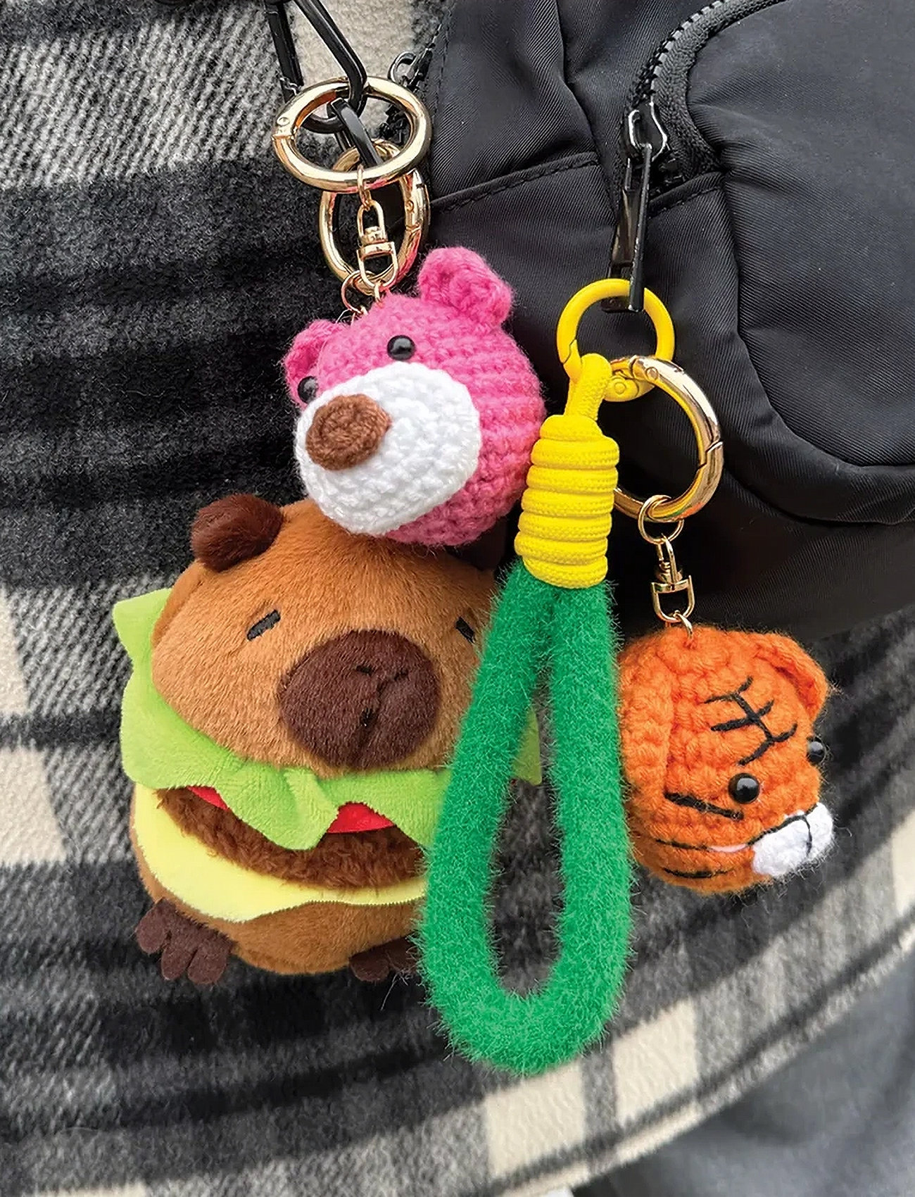 DRM-LND Knitted Bear, One Size, Pink, Tasker > Tilbehør Til Tasker, Børn