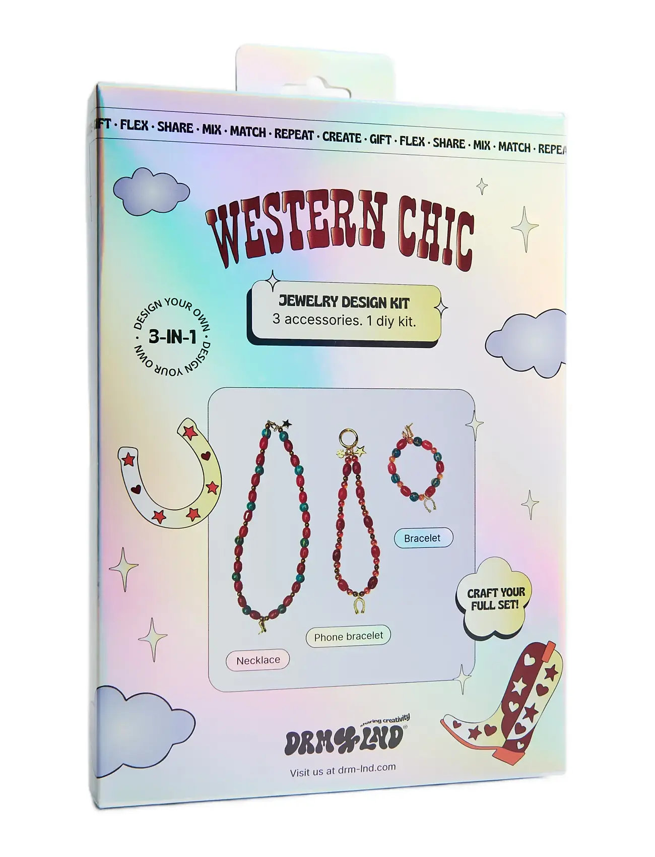 DRM-LND Western Chic, One Size, Multi/patterned, Håndværk > Håndværkssæt, Børn