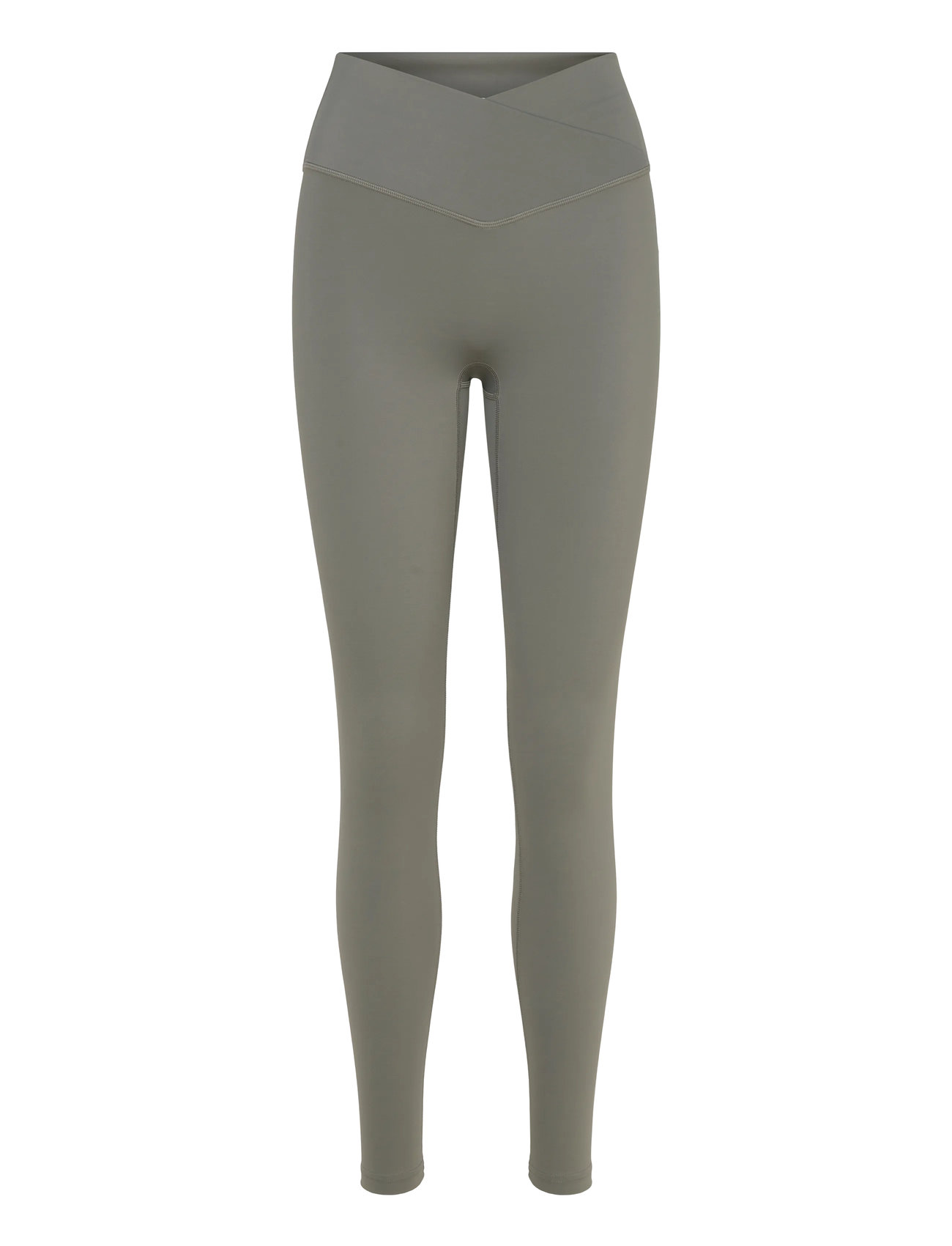 DROP OF MINDFULNESS Ultimate Wrap Over Strumpfhose Khaki - L - Damen