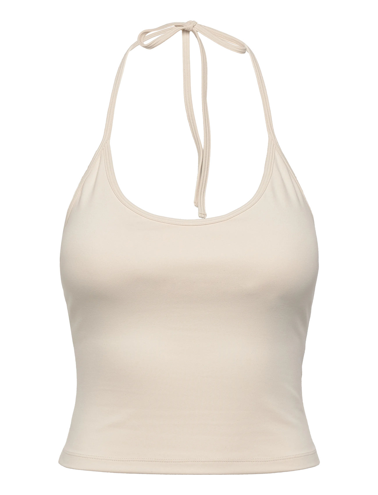 DROP OF MINDFULNESS Butter Soft Halterneck Oberteil Cream - XL - Damen