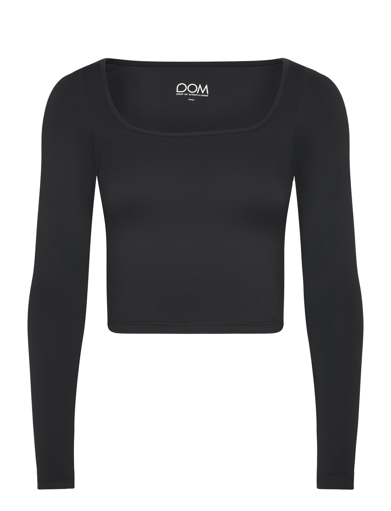 DROP OF MINDFULNESS Butter Soft Lange Ärmel Crop Grau - L - Damen