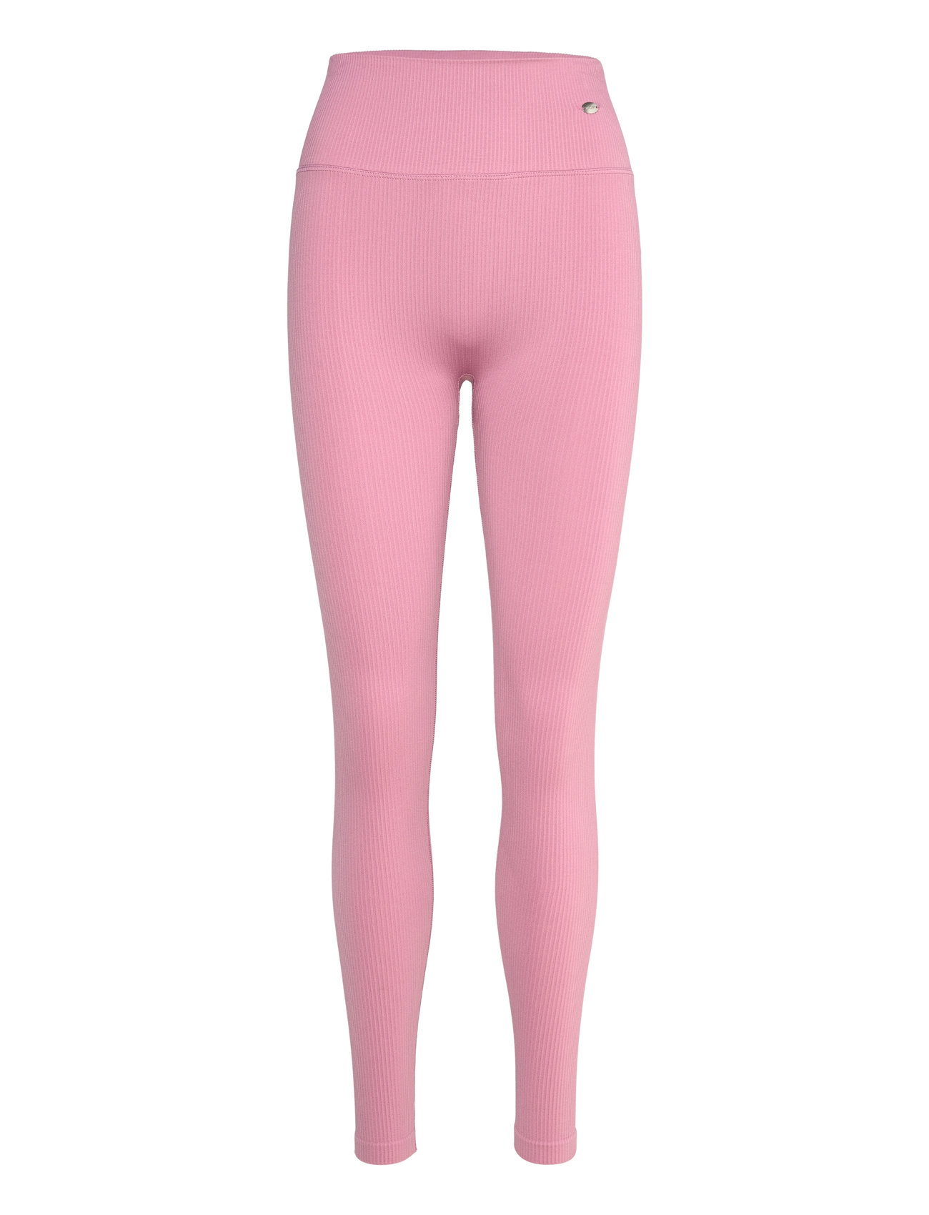 Drop Of Mindfulness Ribbed Seamless Tights Rosa