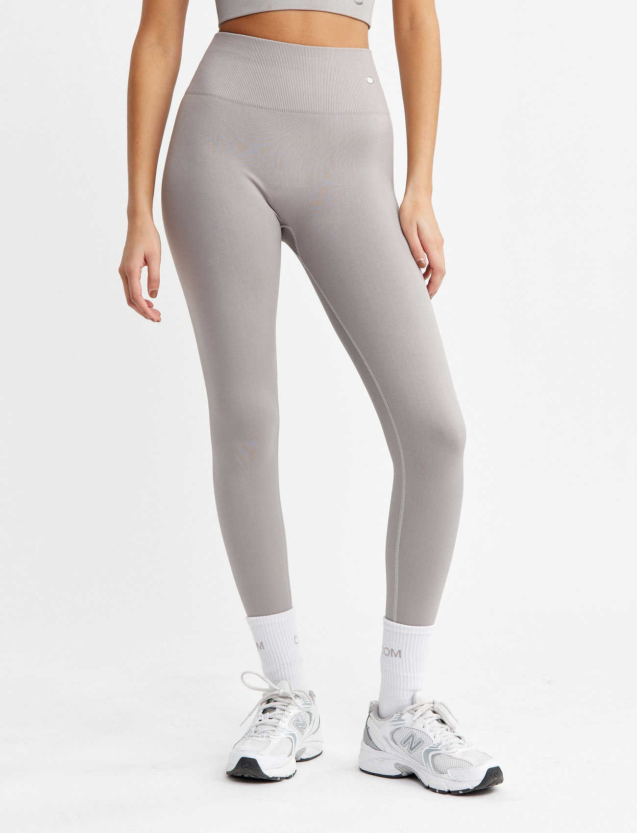 Drop Of Mindfulness Seamless Scrunch Tights Grå