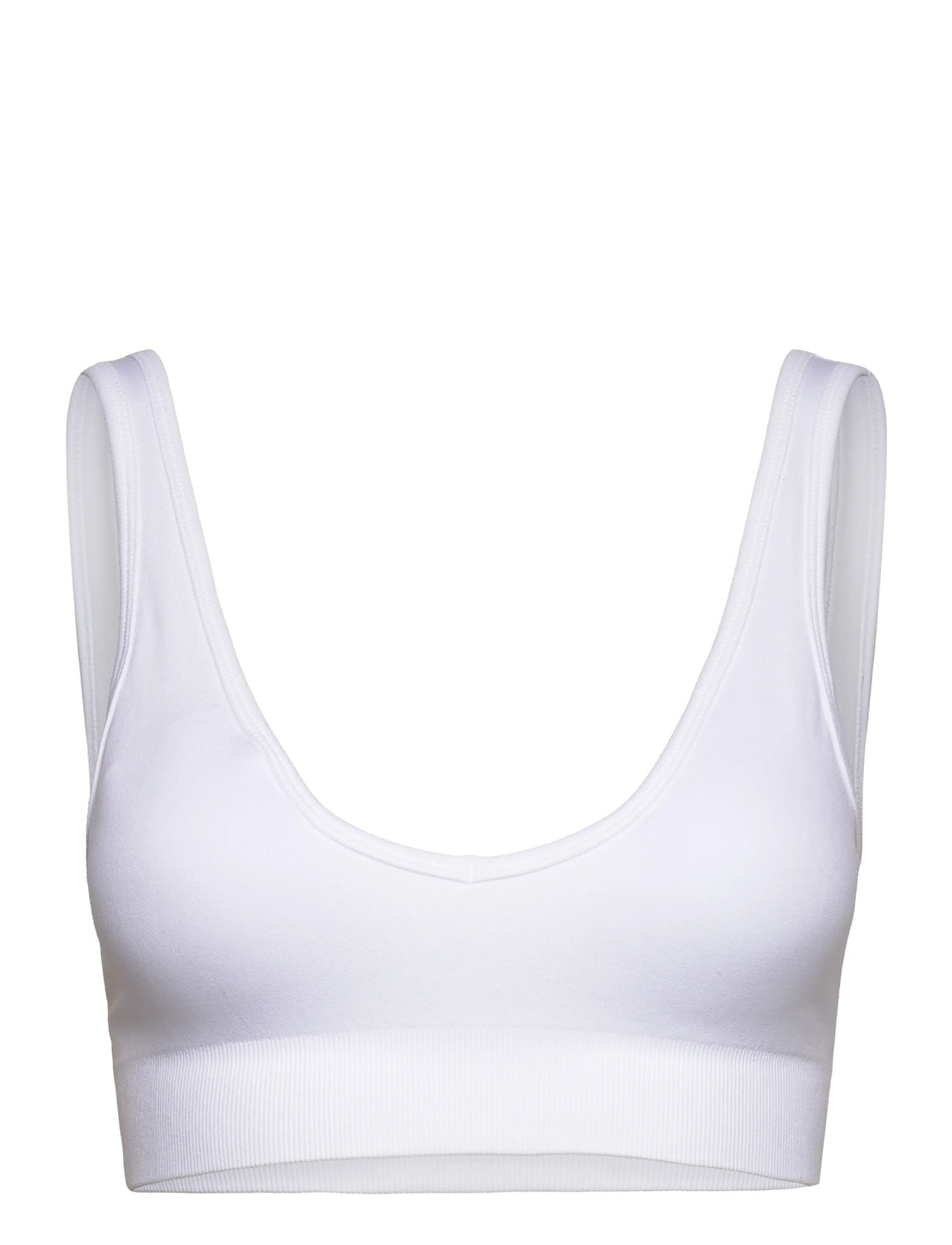 DROP OF MINDFULNESS Seamless Deep V BH Weiß - XL - Damen