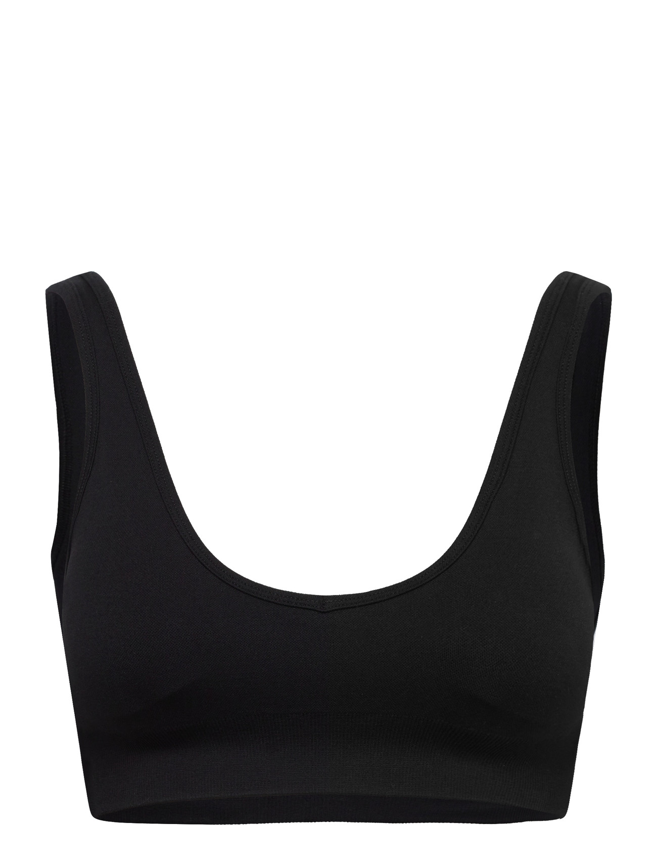 DROP OF MINDFULNESS Seamless Deep V BH Schwarz - XS - Damen